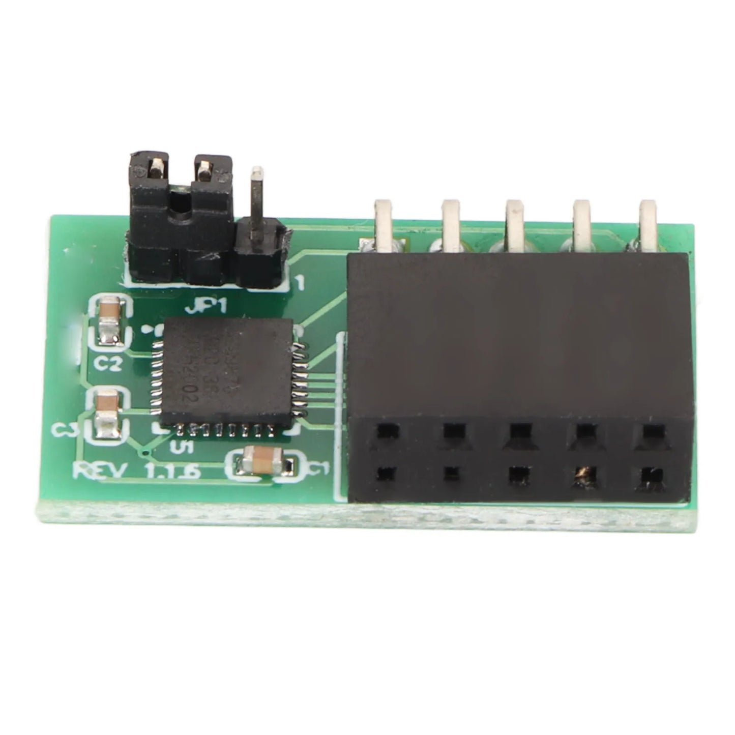 TPM 2.0 Module 10Pin TPM 2.0 Module Sleep Mode Light Weight 9670 Chipset Stable SPI High Accuracy for Trusted Peaceful Pleasures Health and Wellness