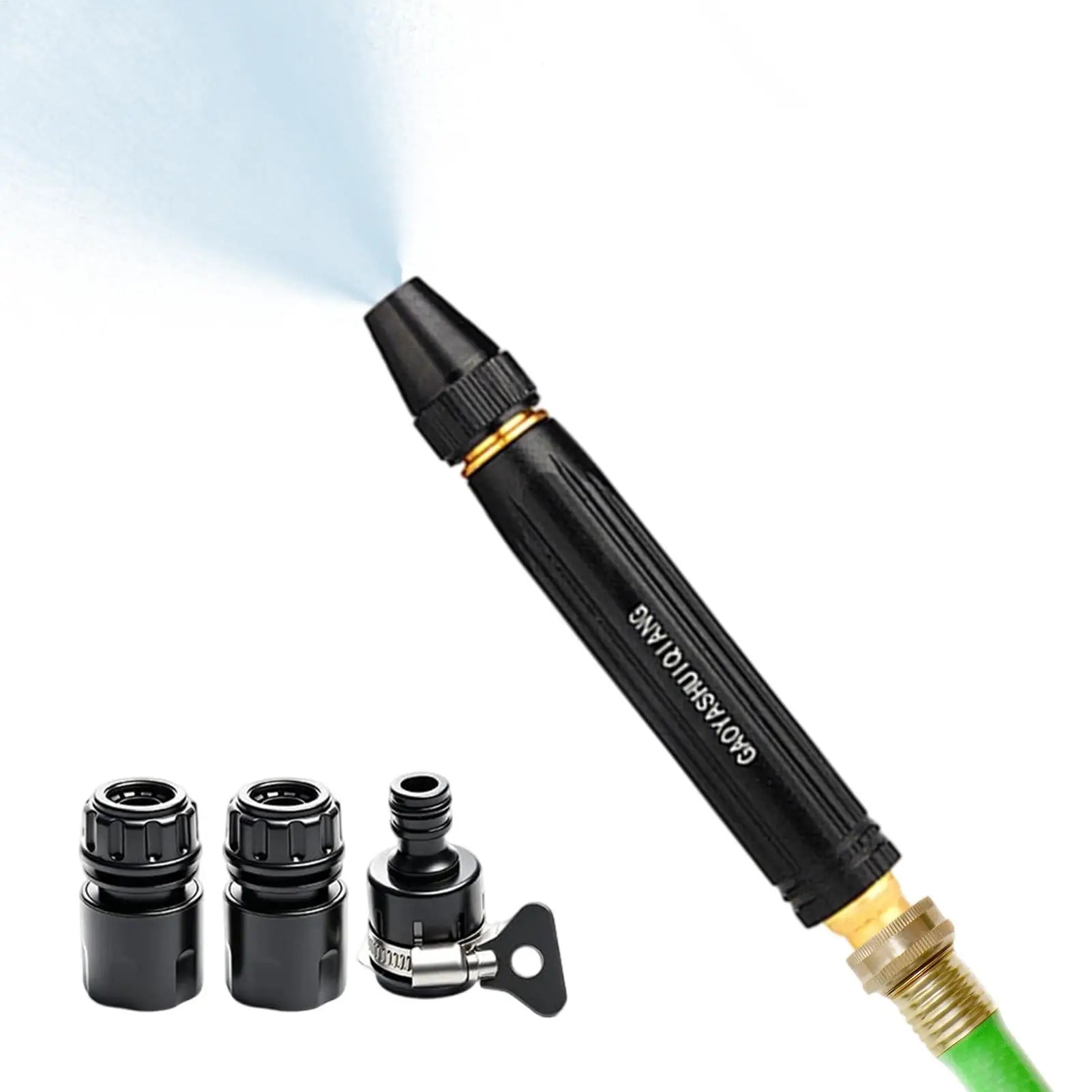 Car Wash Sprayer Leak Proof Portable Hose Nozzle High Pressure Water Sprayer for Garden Watering, Outdoor Pathway Backyard Patio Peaceful Pleasures Health and Wellness