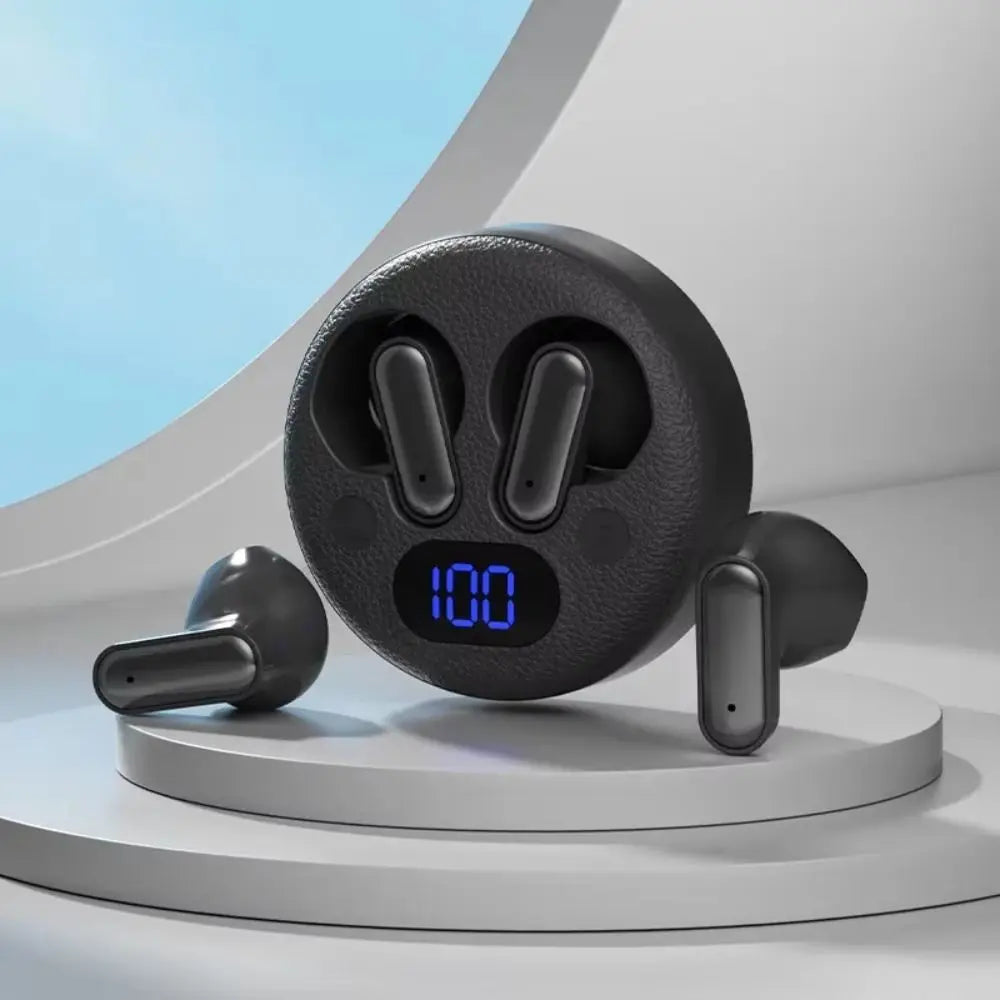 In-Ear Design Wireless Bluetooth Headphones Short-stem Design LED Display Bluetooth Sleep Headphones Long Battery Life Peaceful Pleasures Health and Wellness