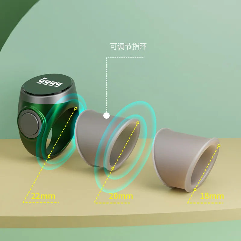 Finger Counter Precision Button Large Screen Oled Display Electronic Counter Manufacturer Intelligent Peaceful Pleasures Health and Wellness