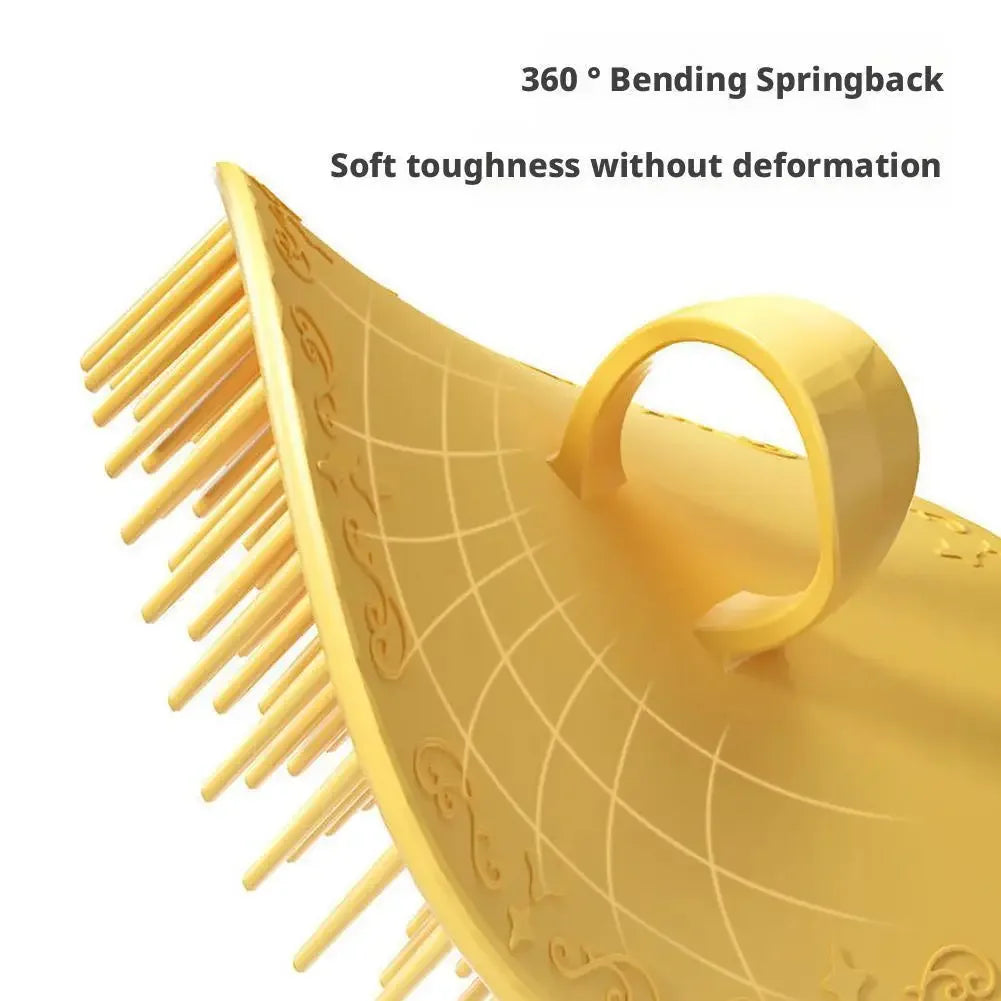 Hair Scalp Exfoliator Brush Dandruff Cleaning Brush Flexible Scalp Massager, Shower Shampoo Brush For Home Office, Travel & Pets Peaceful Pleasures Health and Wellness