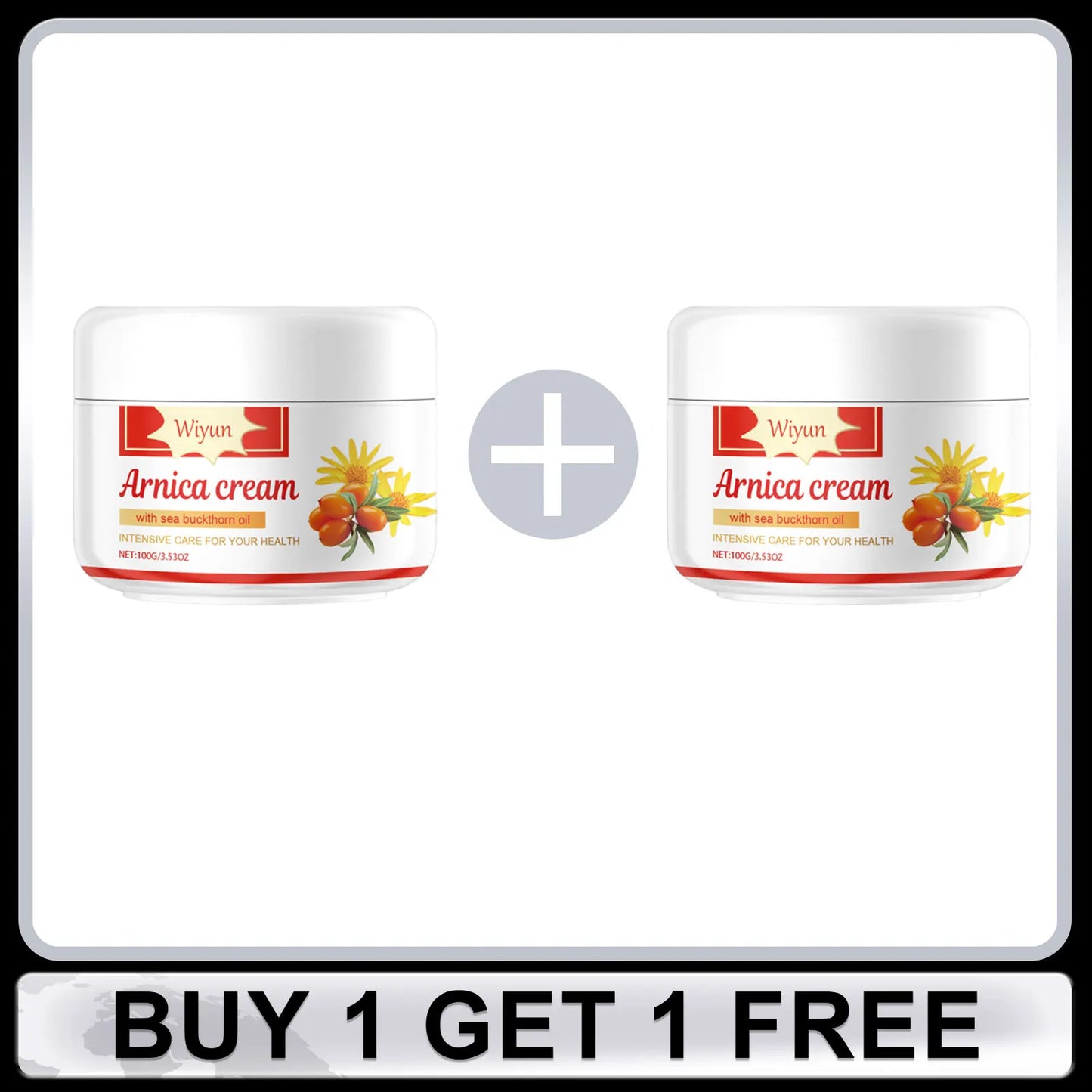 WIYUN Arnica & Sea Buckthorn Face Cream – Antioxidant 100g