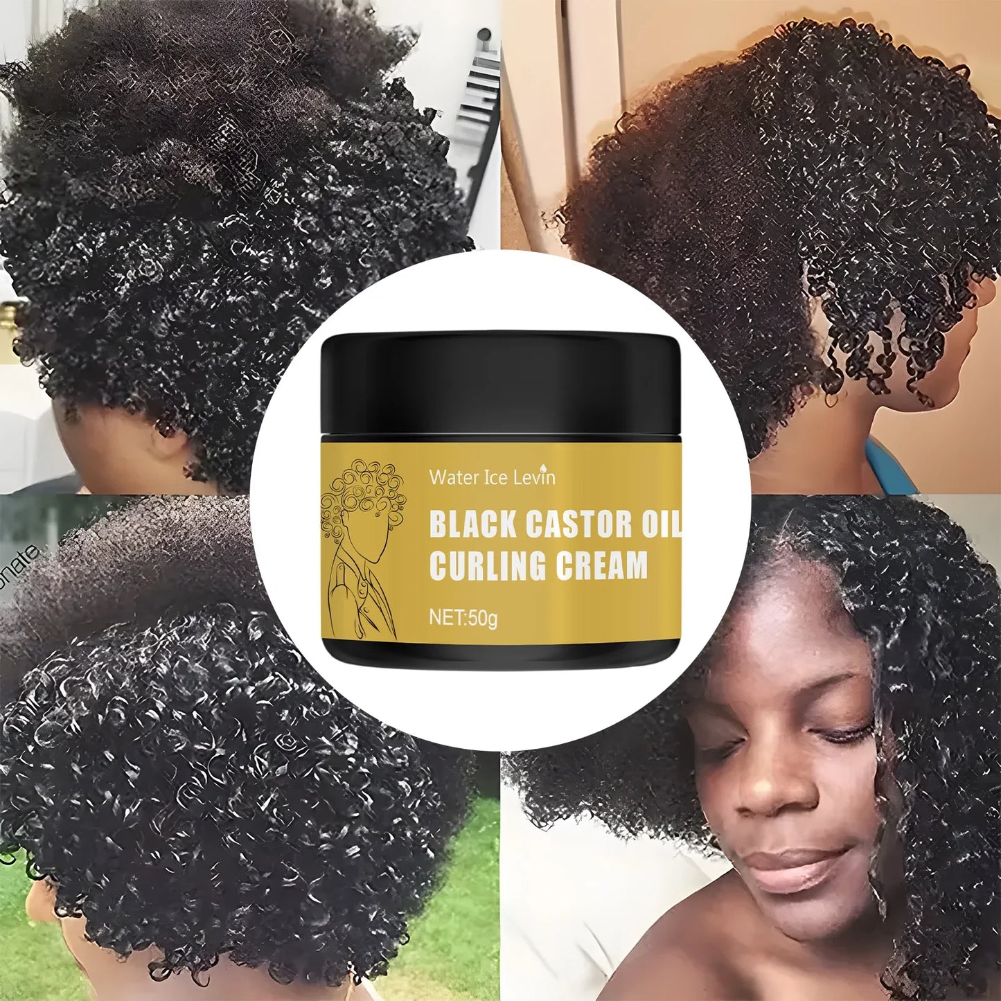 Black Castor Oil Curl Conditioner – Moisturizes & Defines Curls
