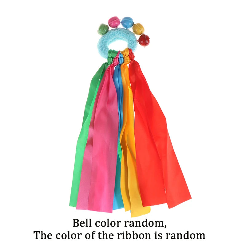 Kids Cheerleading Wrist Ribbon Pom Bracelet | Dance & Sports Prop