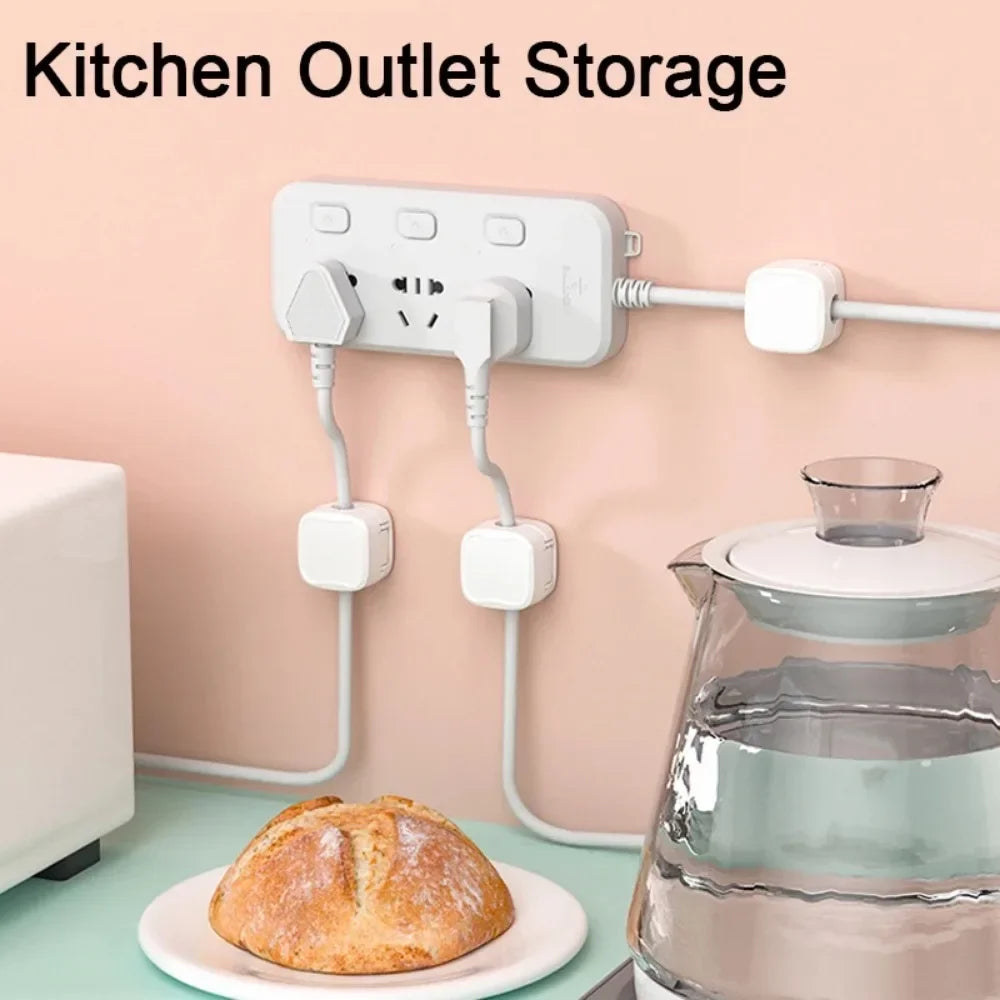 Magnetic Cable Organizer Clips – Adhesive Cord Clamp 6-Pack Cable Organizer Clips Peaceful Pleasures Health and Wellness