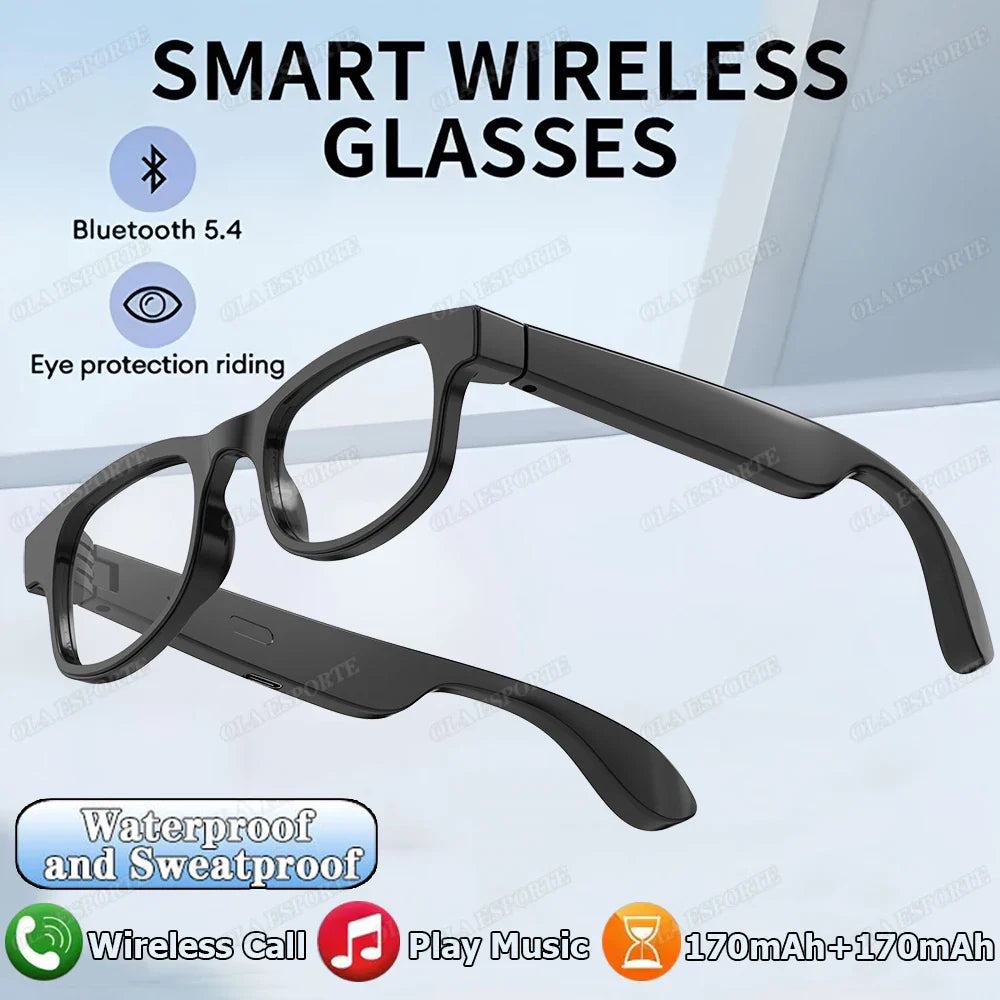 Smart Glasses AI Voice Assistant Bluetooth 5.3 & HD Camera
