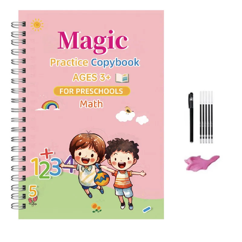 Sank Magic Practice Copybook Pen Preschools Kids Calligraphy English