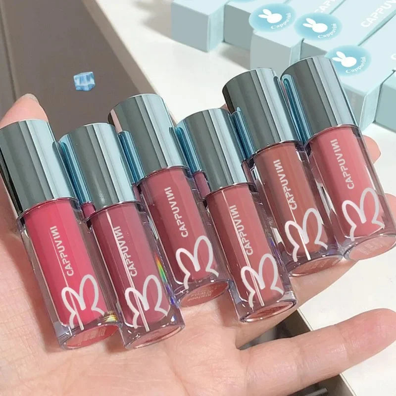 Cappuvini Crystal Mirror Lip Gloss | Hydrating Jelly Lip Glaze
