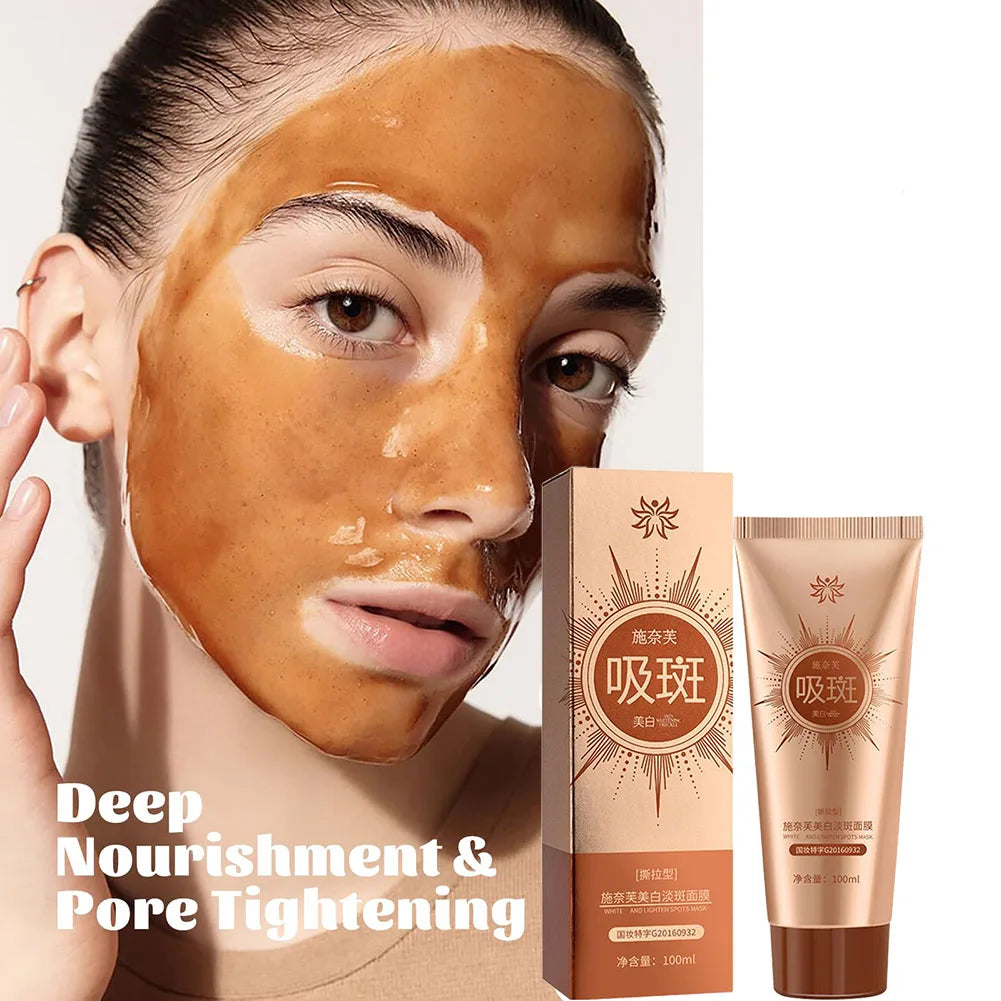 Anti-Blemish Brightening Peel-Off Face Mask 100ml – Deep Pore Cleansing & Glowing Skin (2/3pcs) Peaceful Pleasures Health and Wellness