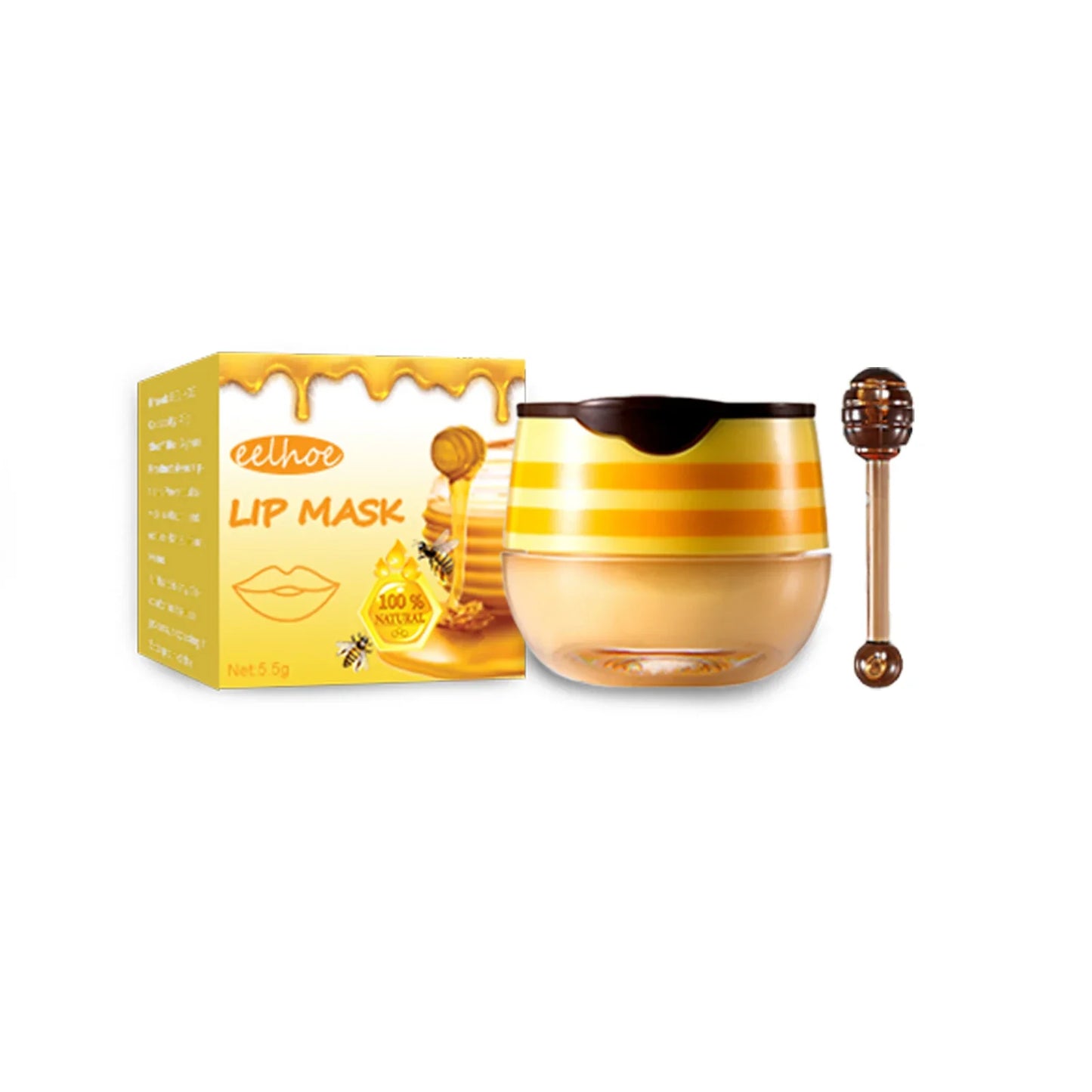 Eelhoe Honey Lip Mask – Moisturizing & Exfoliating Lip Care