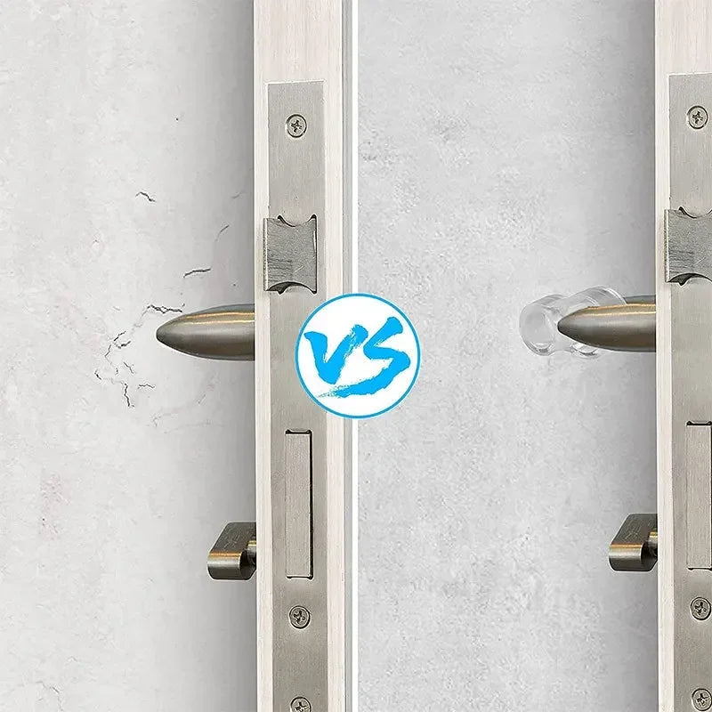 PVC Door Handle Buffers – Wall & Furniture Protectors | 1–8 pcs
