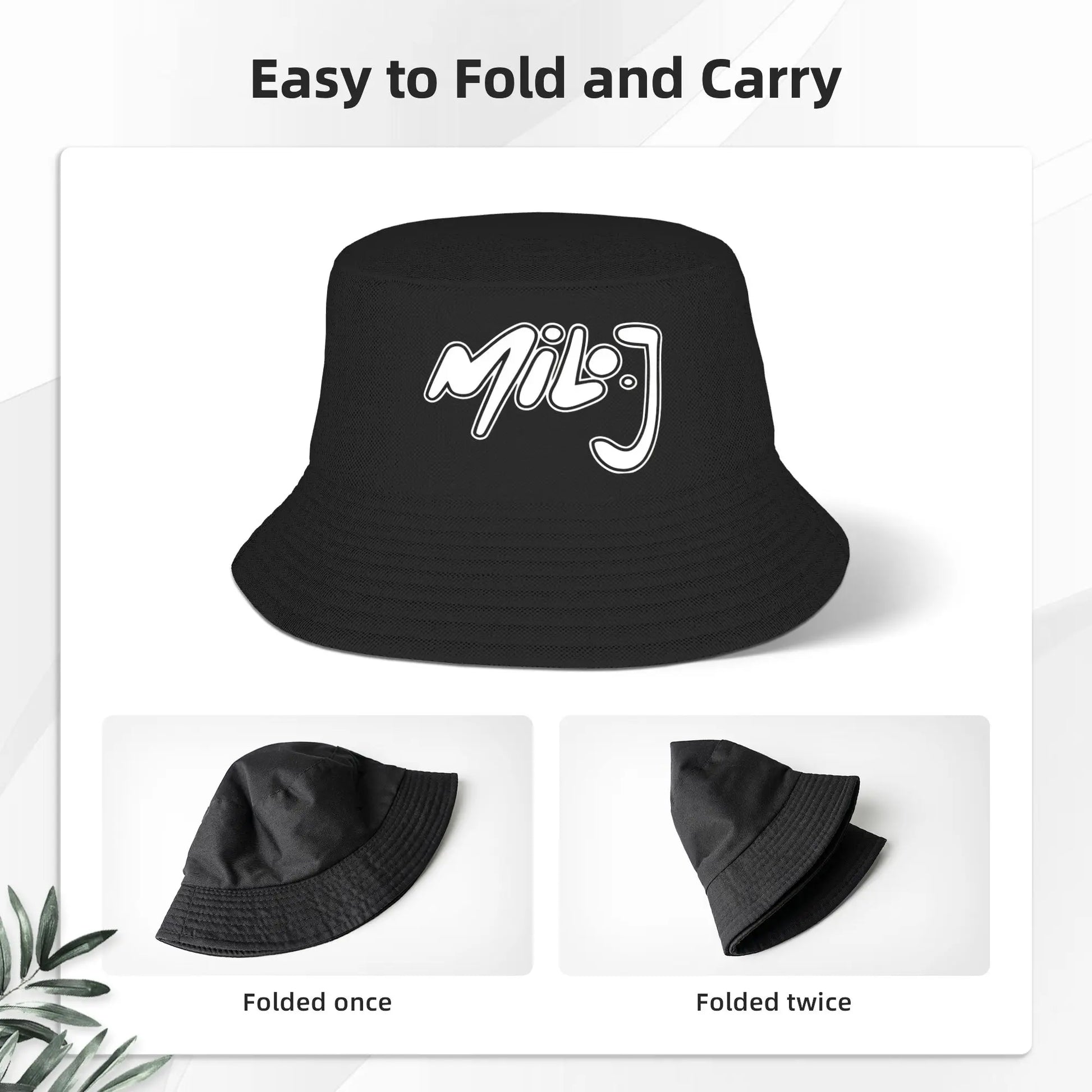 Rapper Milo J Bucket Hat Summer Fashion Fisherman Hats For Couple Personality Fishing Caps Outdoor Graphic Visor Hats Peaceful Pleasures Health and Wellness