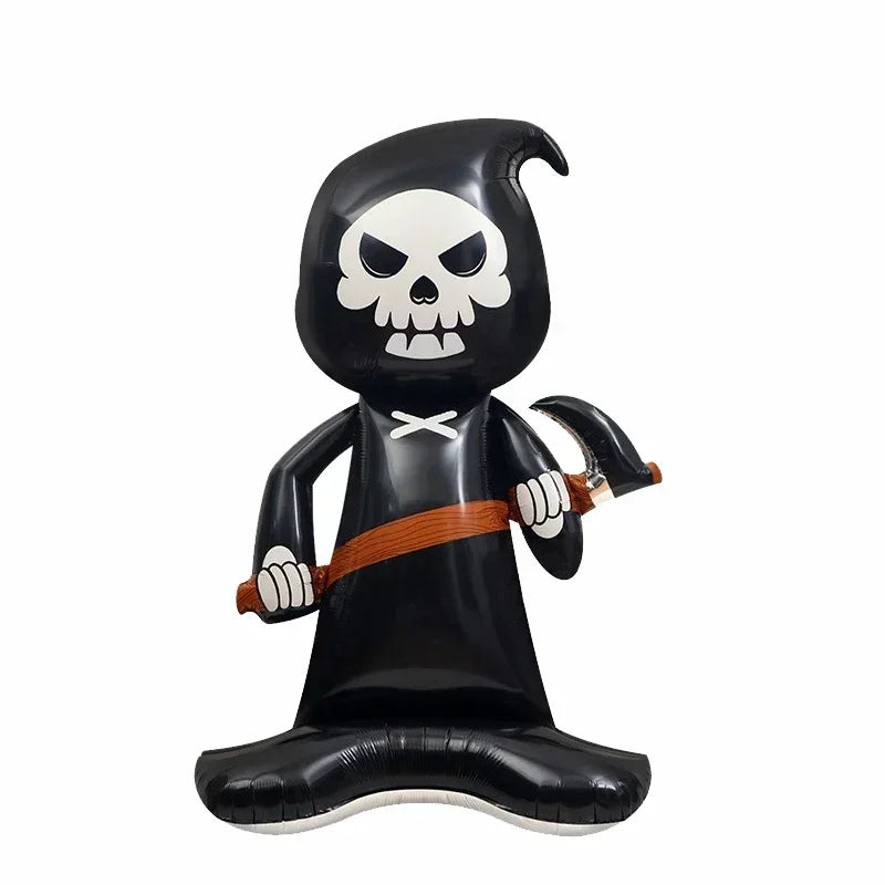 Halloween 4D Stand-Up Foil Balloon – Witch Pumpkin Dead Tree