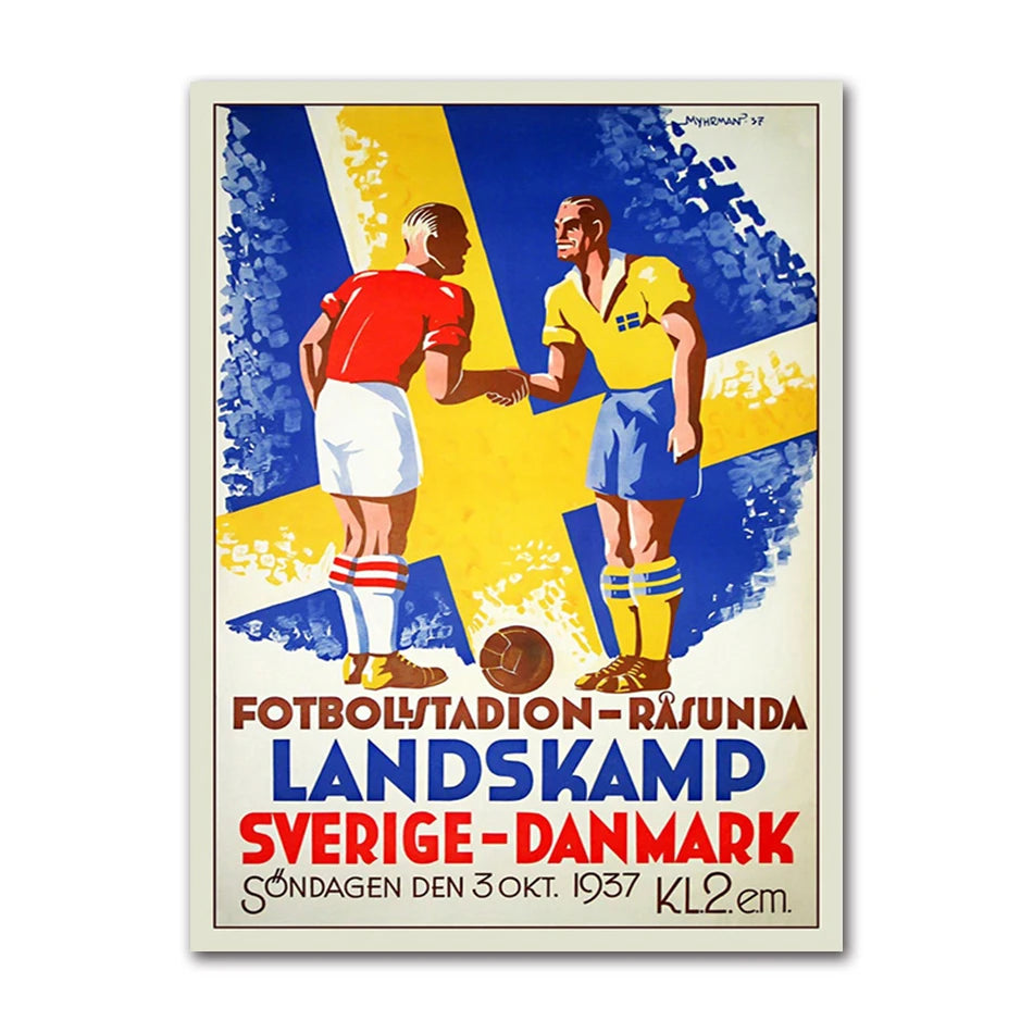 Retro Sports Poster Vintage Travel Wall Art Print Boxing Rugby Football Basketball Canvas Painting Pictures for Home Decoration Peaceful Pleasures Health and Wellness 61771-10 50x70cm Unframed