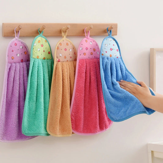4-Pack Coral Velvet Hand Towels – Soft, Quick-Dry & Absorbent Hand Towel Set Peaceful Pleasures Health and Wellness 4 Pcs