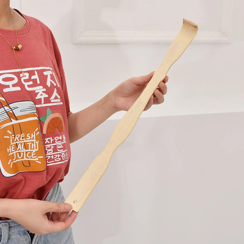 Bamboo Made Itching And Scratching Device Home Massage Anti Itch And Back Scratching Device Scratching Rake Massage Stick Peaceful Pleasures Health and Wellness