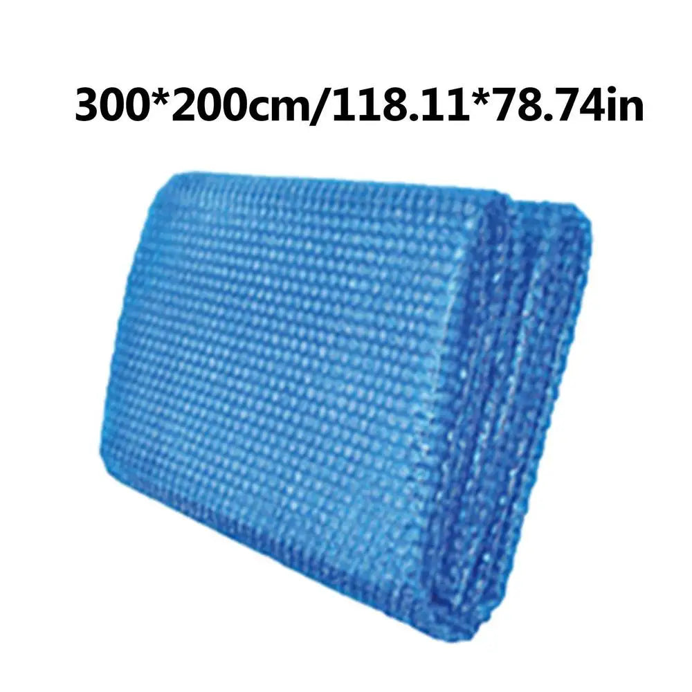 Solar Pool Cover Swimming Pool Solar Blanket Cover Open air swimming pool insulation film bubble film protective cover Peaceful Pleasures Health and Wellness 300200cm