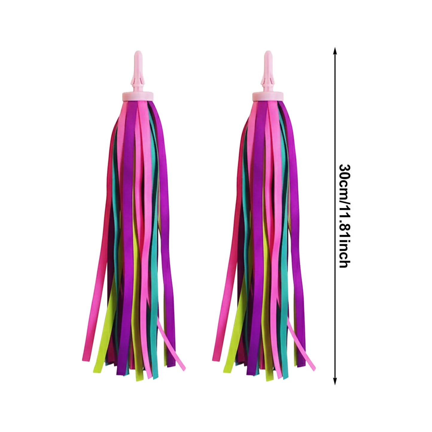 Kids Bike Ribbon-Tassels Decoration Scooter Accessories For Children Bicycles And Scooters Peaceful Pleasures Health and Wellness