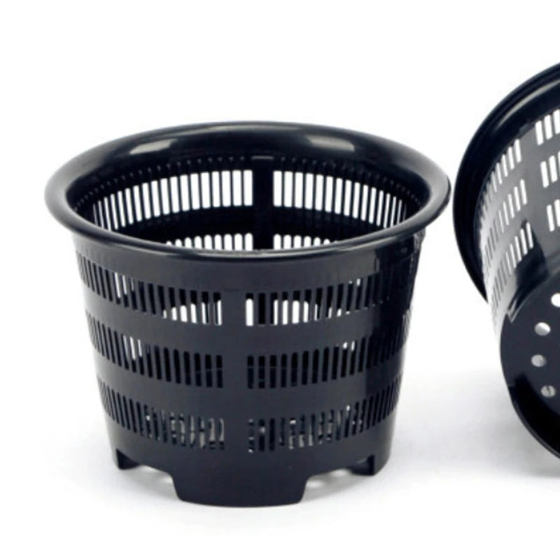 Clear Mesh Orchid Pot – Breathable Plastic Nursery Basket