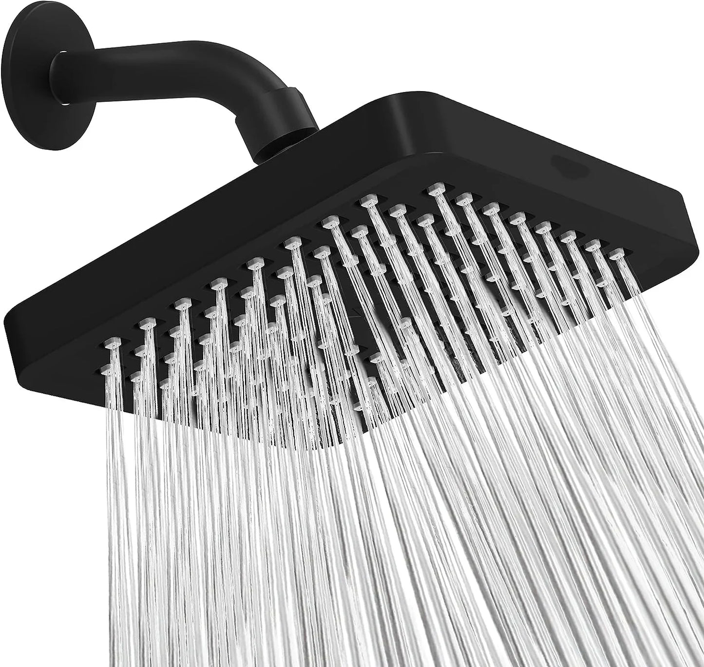 6-Inch High Pressure Rainfall Shower Head with Arm – Chrome