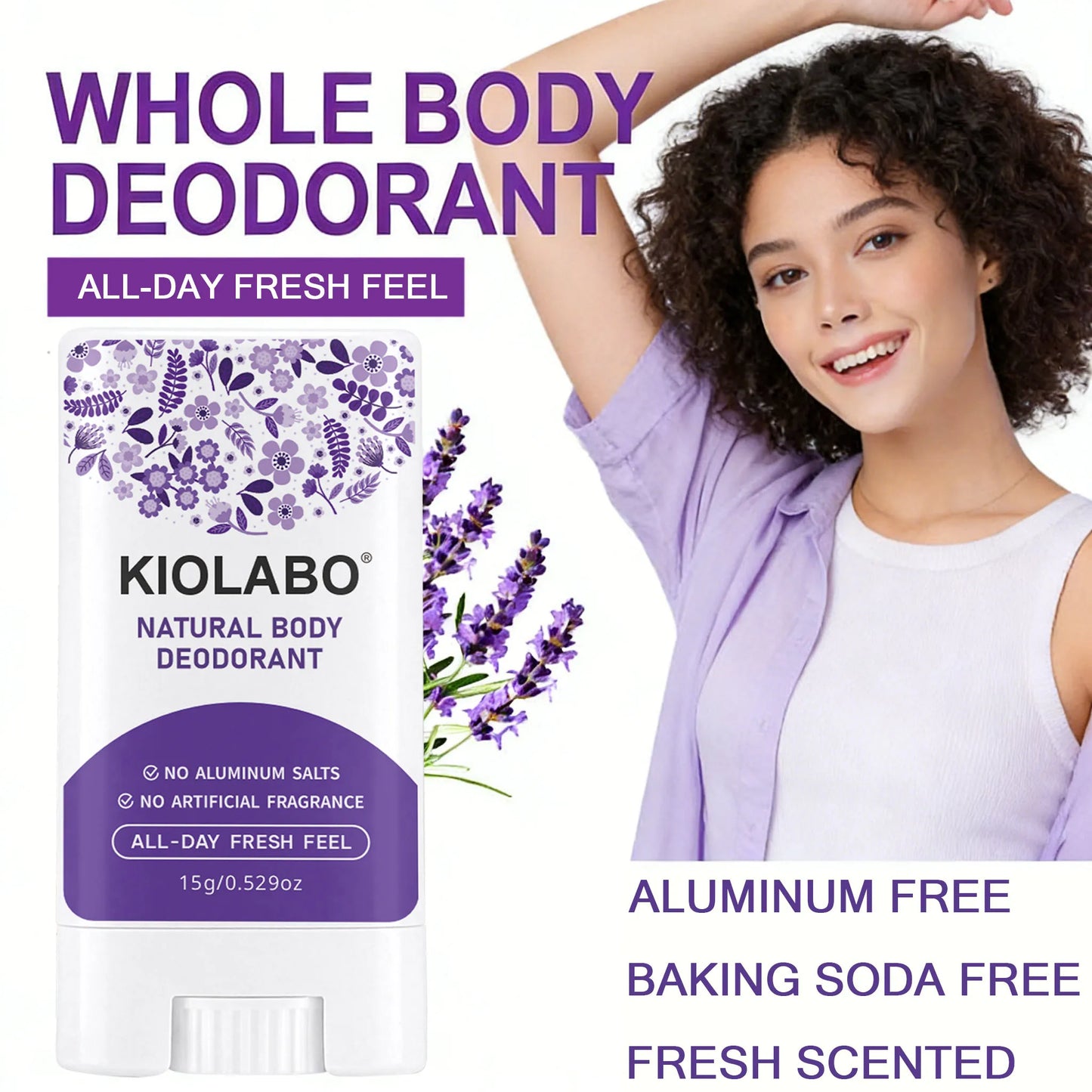 48-Hour Aluminum-Free Deodorant Cream | Moisturizing Twist Stick