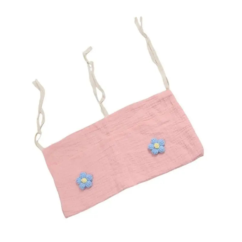 Cotton Double Pocket Baby Diaper Bag – Crib & Stroller