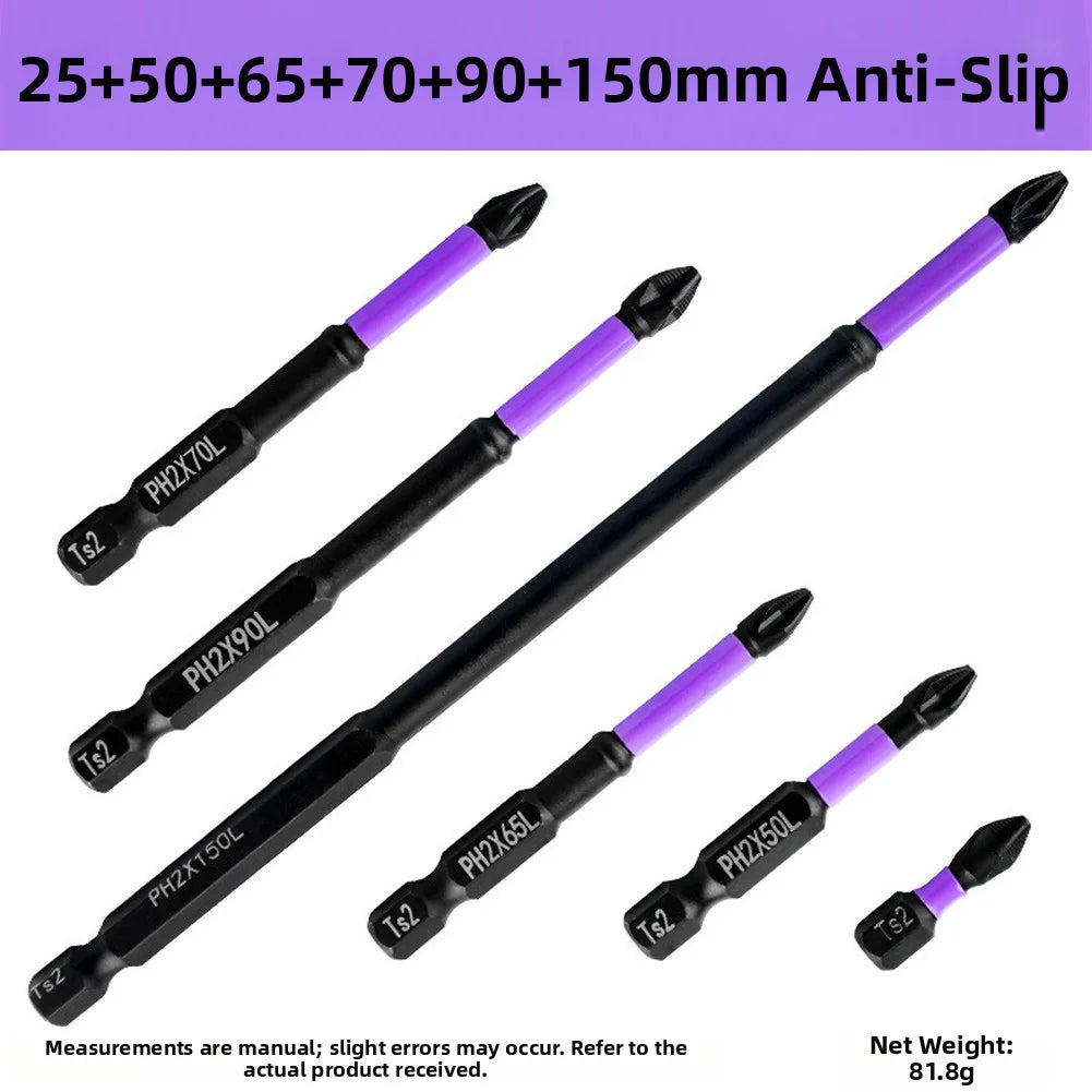 Anti-slip Impact Screwdriver Bits Holder Magnetic Header Drivers