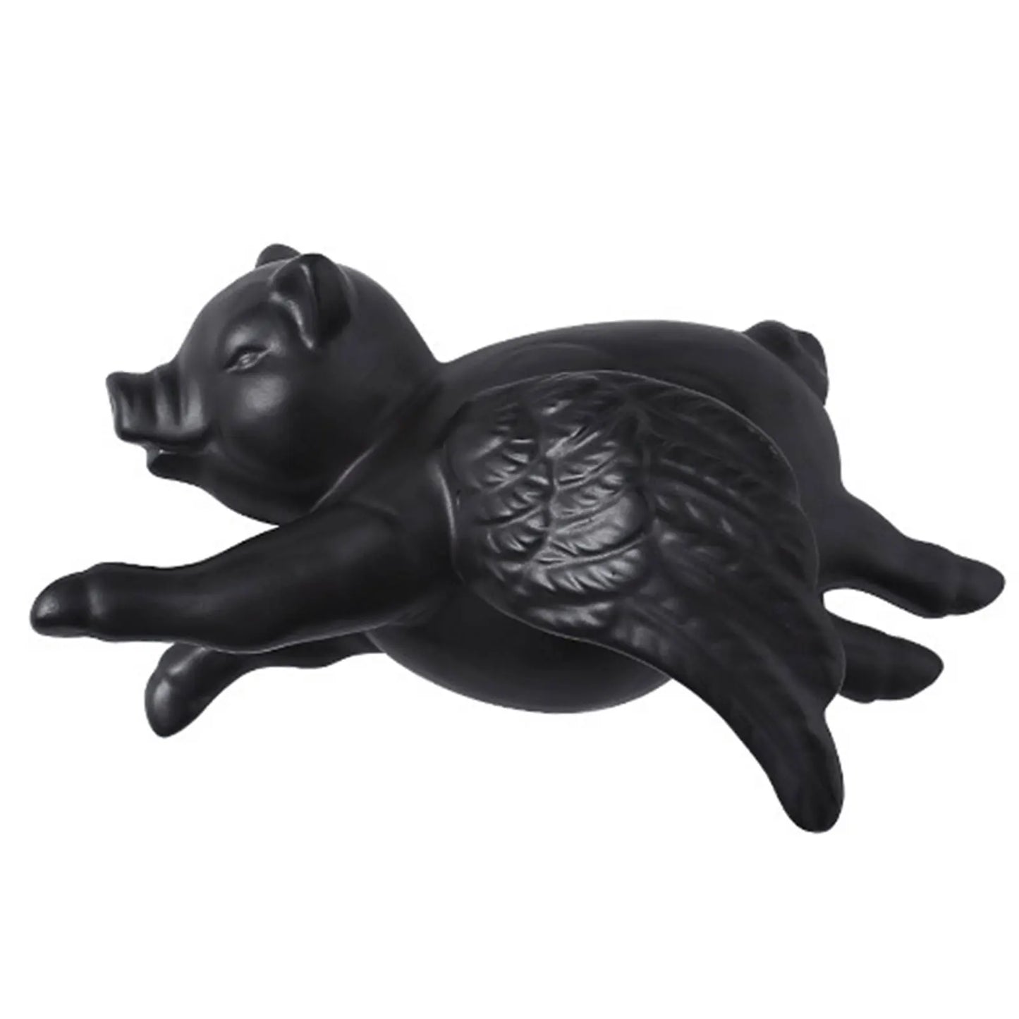Ceramic Flying Pig Wall Decor | 3D Nordic Hanging Ornament