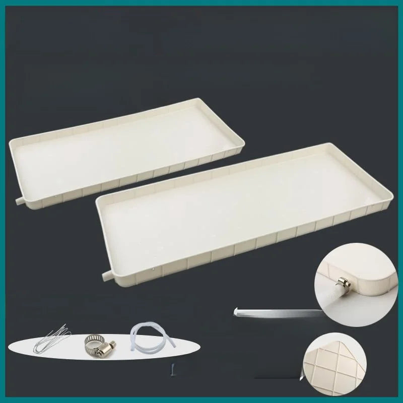Rectangular Plastic Drainage Tray for Long Narrow Flower Pots