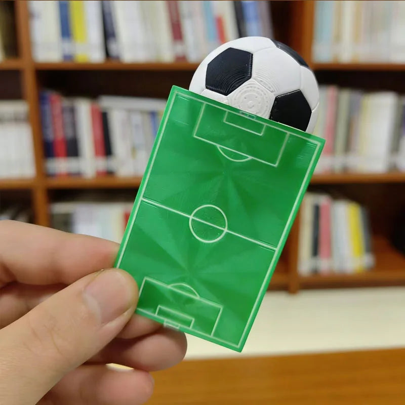 3D Soccer Field Magnetic Bookmarks Students Creative Reading Page