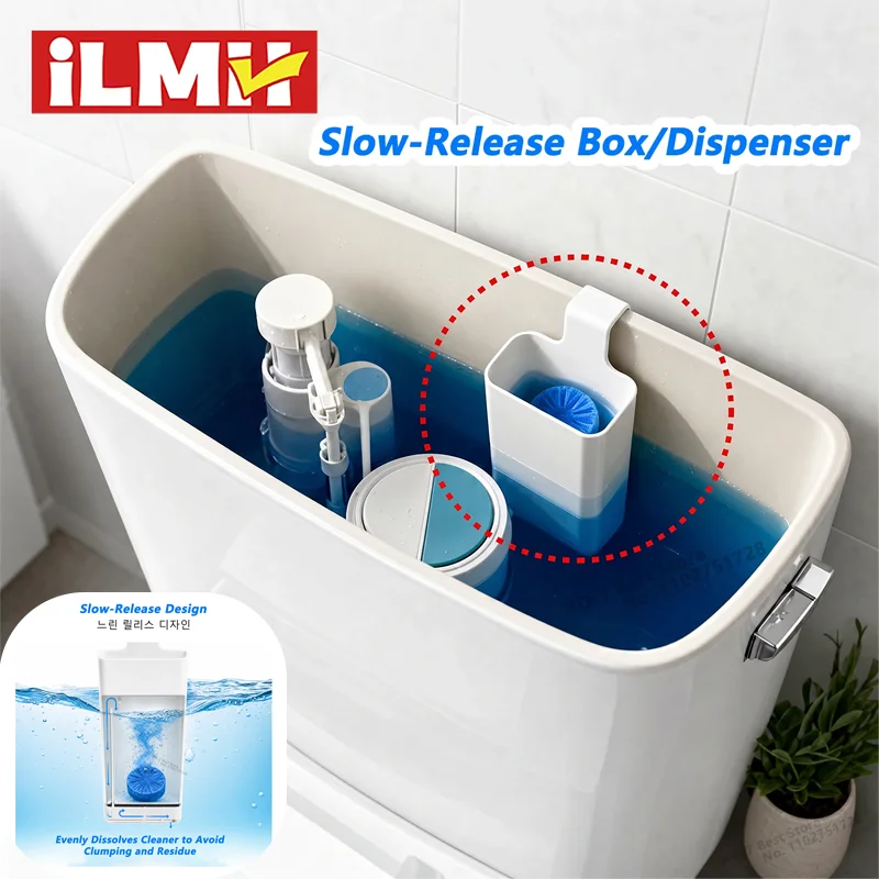 Hanging Slow-Release Toilet Cleaner Dispenser | Tank Caddy