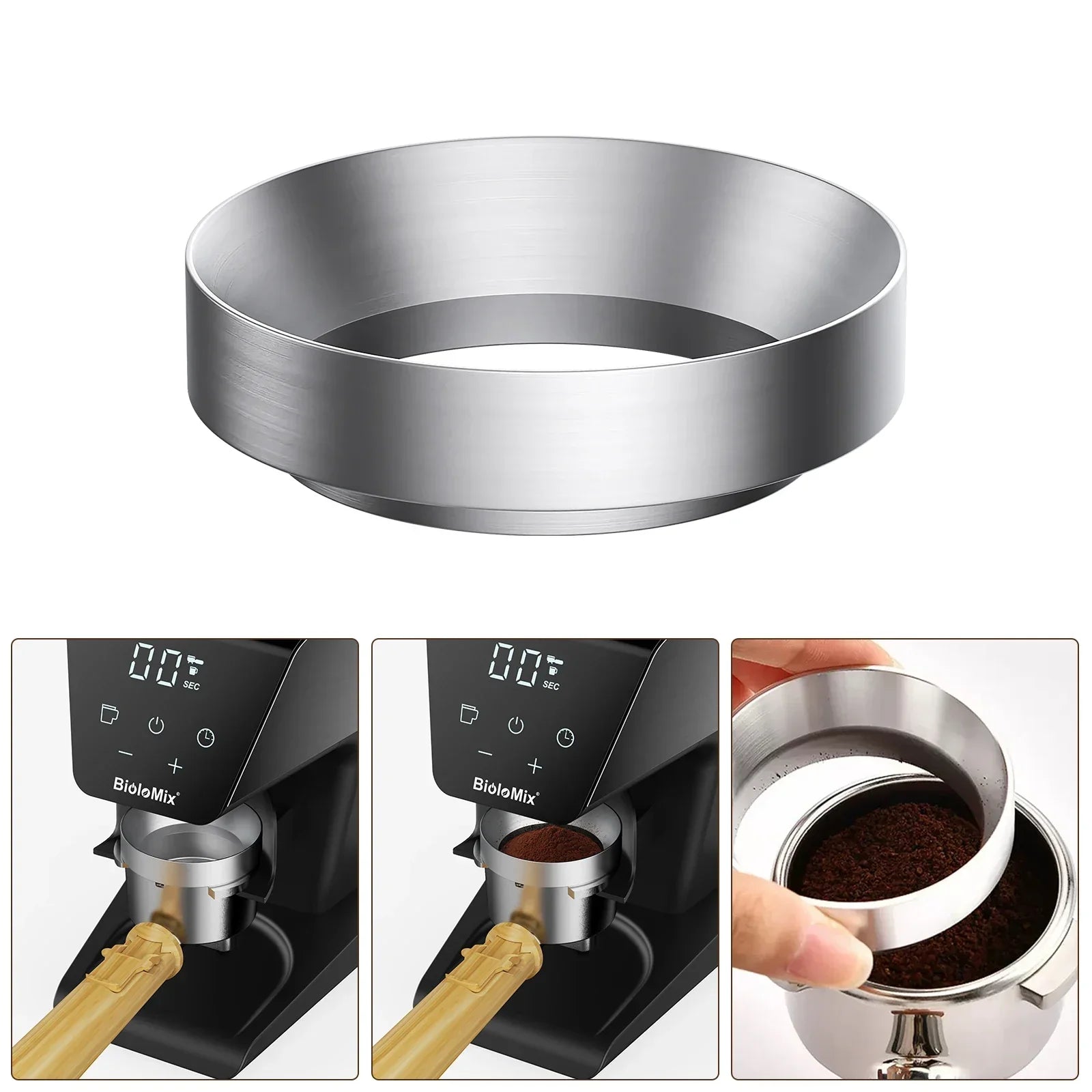 BioloMix Automatic Burr Mill Coffee Grinder – 30 Settings Coffee Grinder Peaceful Pleasures Health and Wellness