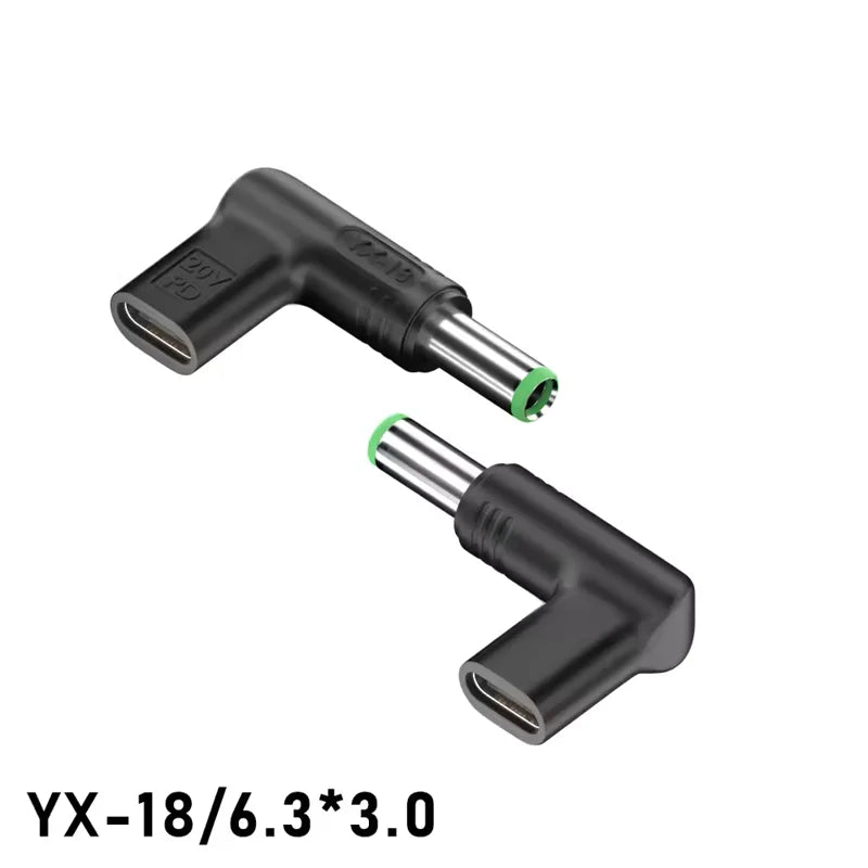 USB-C to DC Laptop Adapter 100W PD – HP Dell Asus Lenovo