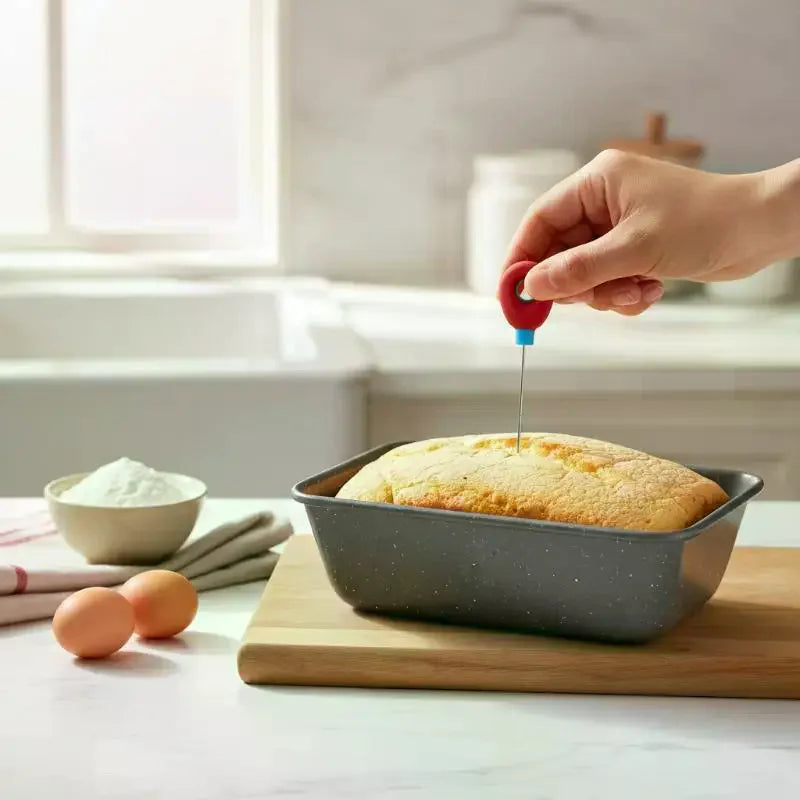 Reusable Cake Tester Probe with Non-Slip Silicone Handle