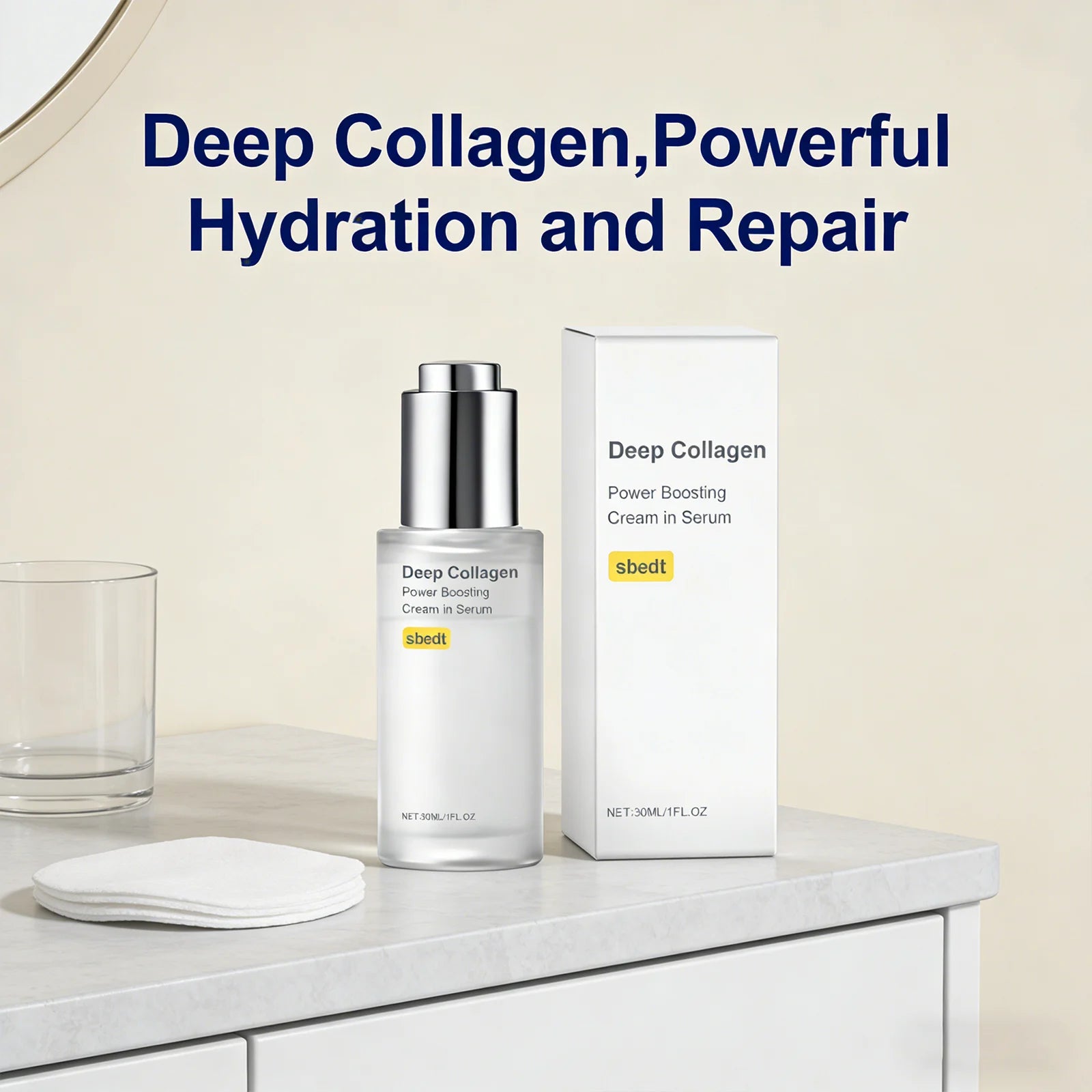 Collagen Moisturizing Essence Smoothing Skin Fine Lines Relieve Dryness Improve Skin Smoothnes Nourishing Daily Skin Care Serum Peaceful Pleasures Health and Wellness