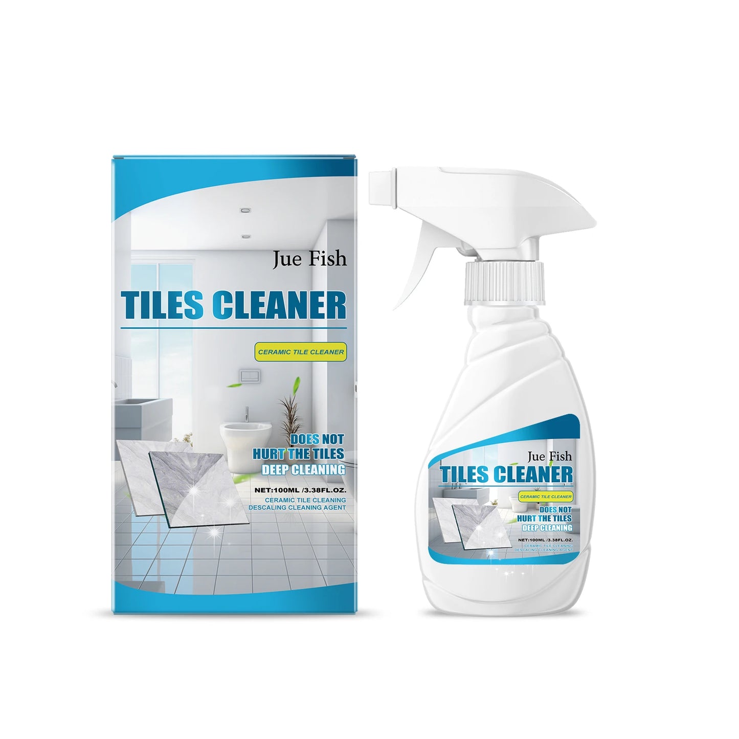 Heavy Duty Marble & Tile Cleaner Spray 100ml – Streak-Free