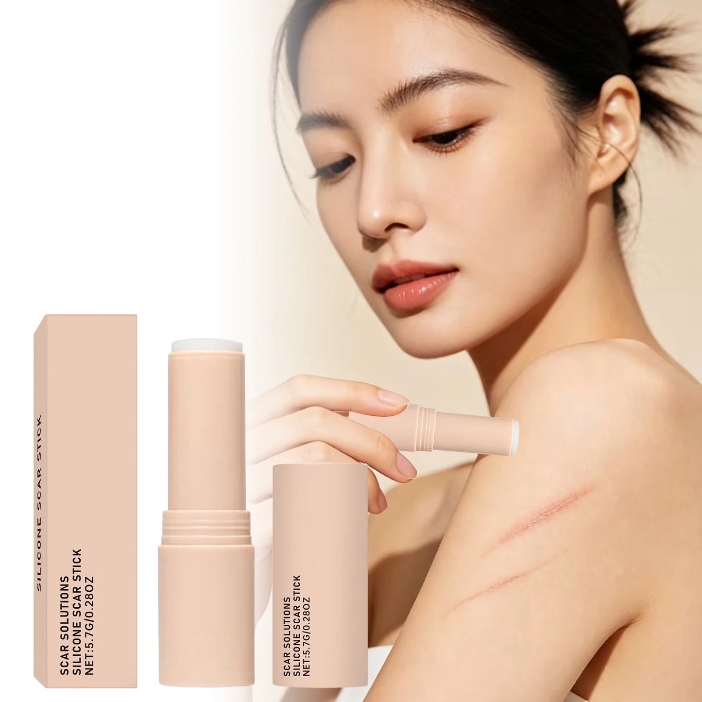 Silicone Scar Stick Acne Scar Reducing Redness Repair Blemishes Mild Formula Support Skin's Natural Repair Whitening Skin Care Peaceful Pleasures Health and Wellness