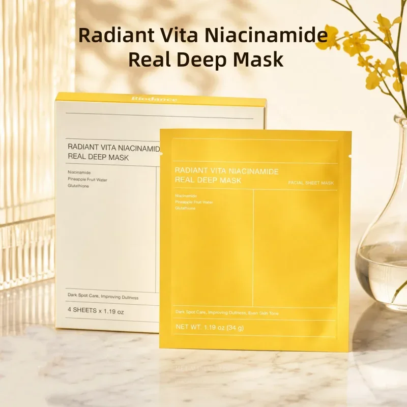 Biodance Vita Niacinamide Overnight Hydrogel Mask 4-Pack Peaceful Pleasures Health and Wellness