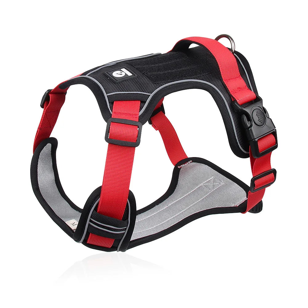 Reflective Tactical Dog Harness | 1680D Waterproof Vest Large Dogs
