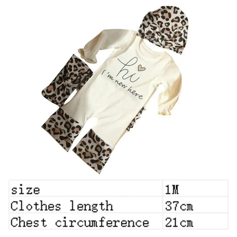 Newborn Photography Outfit Set – Romper, Hat & Headband 0–1M