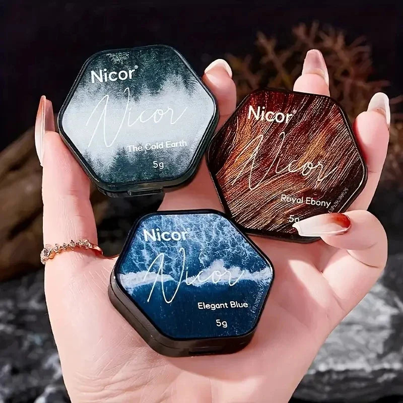 NICOR Men's Solid Perfume Balm – Portable EDP Fragrance 5g