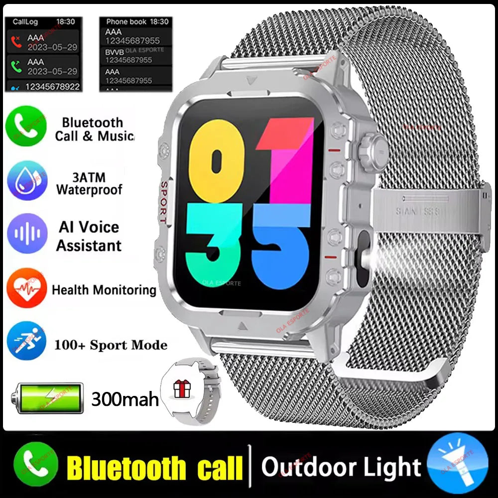 Ola Esporte HT30 Military GPS Smartwatch – Bluetooth & 5ATM