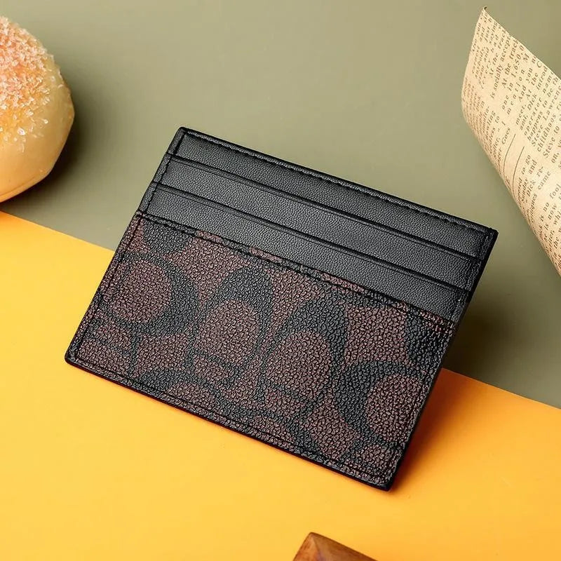 Women's PU Leather Card Holder Wallet | Slim Mini Purse
