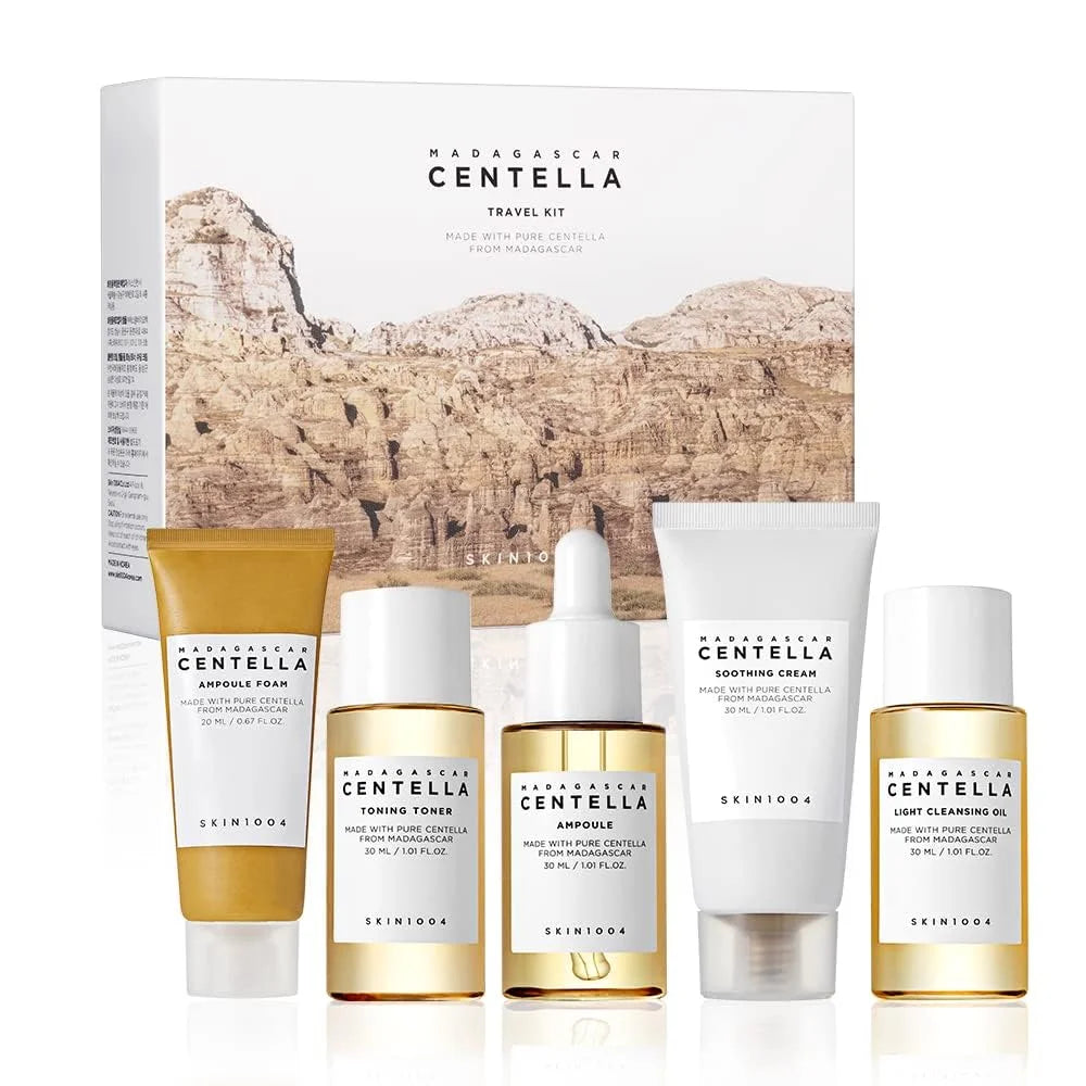 SKIN1004 Centella Travel Kit – 5-Piece K-Beauty Skincare Set