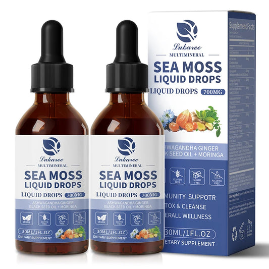 Organic Sea Moss Drops 60ml – Immunity, Gut Cleanse & Skin Health Peaceful Pleasures Health and Wellness