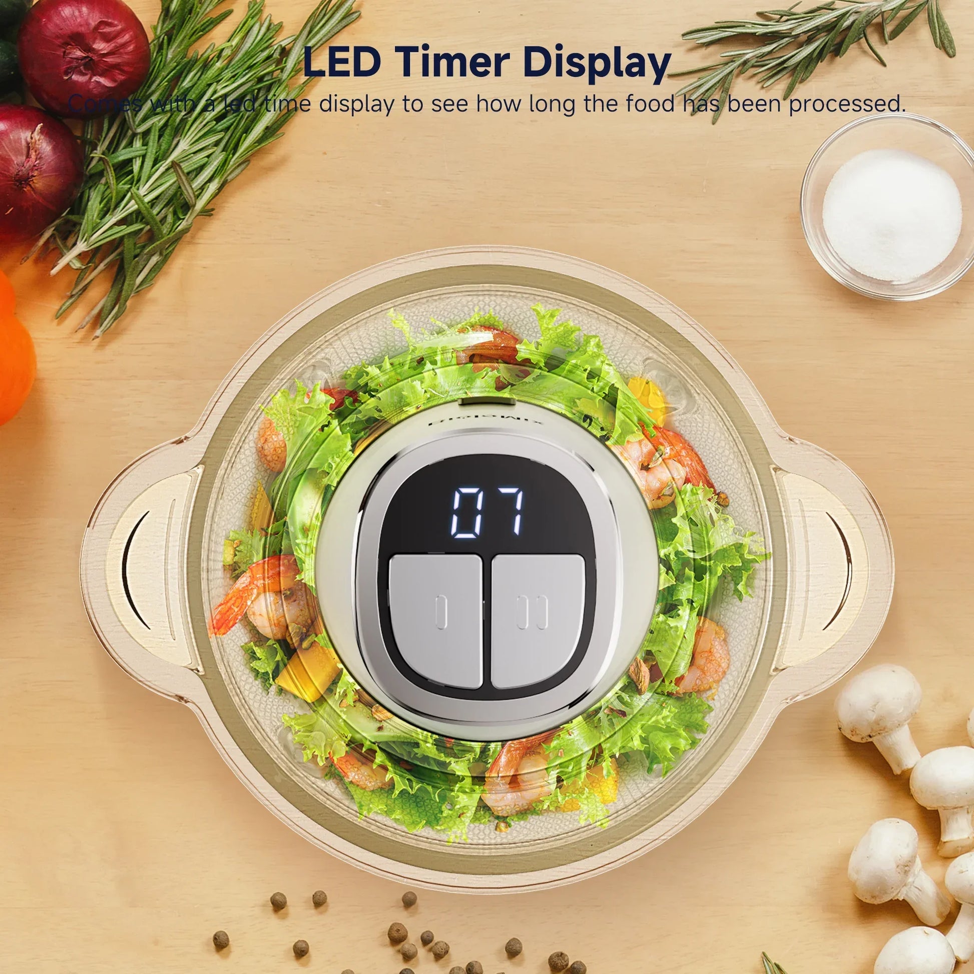 BioloMix Mini Electric Food Chopper 300W – Dual Bowl Food Chopper Peaceful Pleasures Health and Wellness