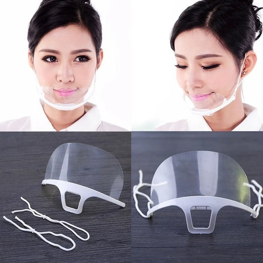 Transparent Anti Fog Kitchen Face Shield Mask Restaurant Catering Peaceful Pleasures Health and Wellness