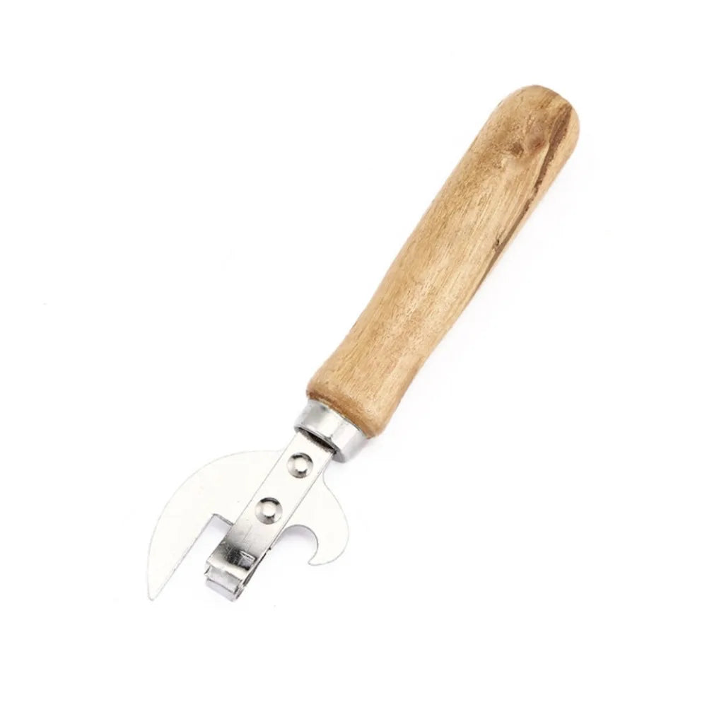 New Stainless Steel Stab Can Opener Traditional Safe Tin Opener Old Fashion Can Opener for Can Peaceful Pleasures Health and Wellness 1pcs