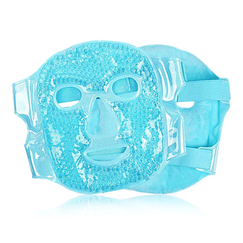 Reusable Facial Gel Ice Pack Mask – Hot & Cold Compress Beauty
