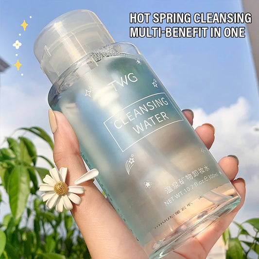 Amino Acid Cleansing Water Makeup Remover 300ml | Pump Cleansing Water Peaceful Pleasures Health and Wellness